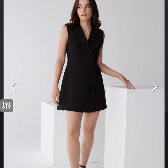 BCBGMaxAzria LARA WRAP VEST DRESS - Picture 1 of 8